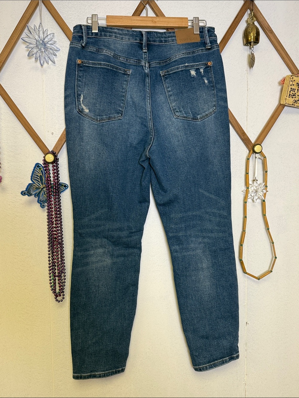 Judy Blue Dark Wash High-Rise Skinny Jeans - Picture 6 of 8